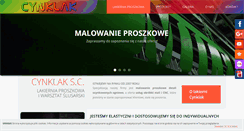 Desktop Screenshot of cynklak.pl