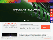 Tablet Screenshot of cynklak.pl